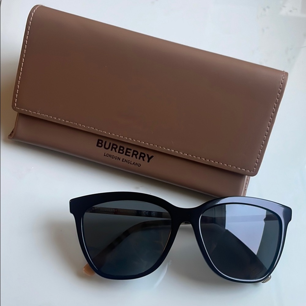 Burberry Clare Black Sunglasses with Case